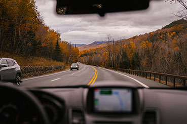 road trips autumn