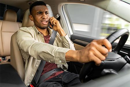 using mobile phone while driving